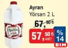 YÖRSAN AYRAN 2 L